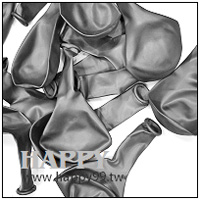12吋圓型珍珠氣球(銀) 